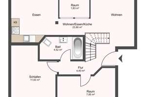 Zum Selbstbezug! einzigartige hochwertig sanierte Maisonette-Wohnung  in Warnemünde – Dänische Straße 26, 18119 Seebad Warnemünde, Rostock – Vorschaubild 18