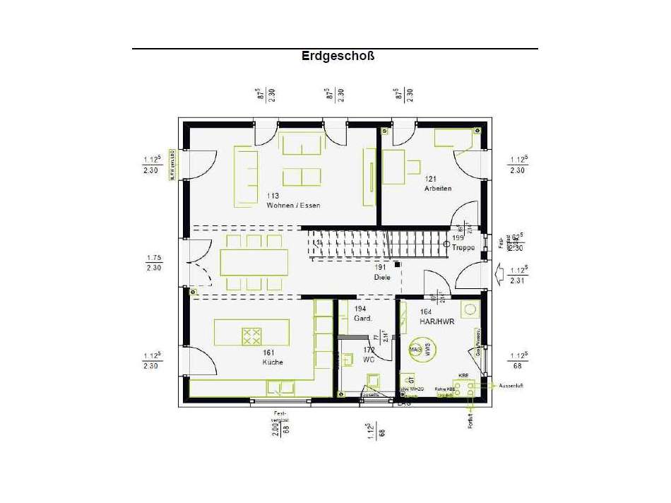 Grundriss Erdgeschoss