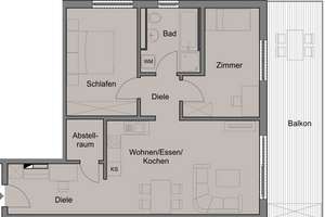 Attraktive 3-Zimmer-Wohnung im 1. Obergeschoss mit modernem Wohnkomfort – Die vollständige Adresse der Immobilie erhältst du vom Anbieter., 35394 Gießen-Ost, Gießen – Vorschaubild 11