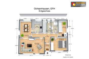 Tolles Einfamilienhaus mit Garage in traumhafter Lage von 88416 Ochsenhausen – Die vollständige Adresse der Immobilie erhältst du vom Anbieter., 88416 Ochsenhausen – Vorschaubild 8