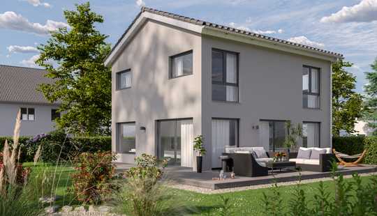 Bild von inkl. Grundstück, inkl. Garage, massive Stadtvilla schlüsselfertig inkl. Maler und Beläge