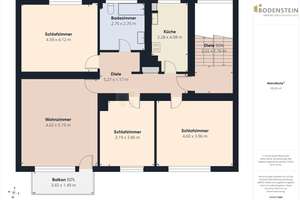 Sonniger Balkon, 4 Zimmer, top Lage: Familienwohnung im Wiesbadener Rheingauviertel – Die vollständige Adresse der Immobilie erhältst du vom Anbieter., 65197 Rheingauviertel / Hollerborn, Wiesbaden – Vorschaubild 2