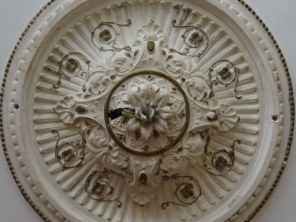 Stuckrosette Wohnzimmer
