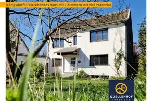 Königsdorf: Freistehendes Haus mit 7 Zimmern, Kamin, Anbau, Garage, Garten & Vollkeller! – Rhein-Erft-Kreis – Vorschaubild 1