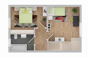 ! Sofort bezugsfrei mit Ausbaureserve ! Ruhig gelegenes Reihenmittelhaus mit Garten in Bonn-Duisdorf – Die vollständige Adresse der Immobilie erhältst du vom Anbieter., 53123 Duisdorf, Bonn – Vorschaubild 27