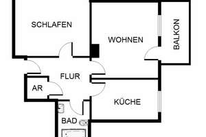 2-Zimmer-Wohnung in Gelsenkirchen Hassel – Timmerbrinksweg 4, 45896 Hassel, Gelsenkirchen – Vorschaubild 3