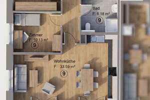 Ganderkesee | renovierte, zentral gelegene 3 Zi.-Wohnung mit Balkon und Stellplatz – Die vollständige Adresse der Immobilie erhältst du vom Anbieter., 27777 Ganderkesee – Vorschaubild 17