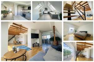 (D)EIN Wohngefühl am Bunten Garten!
Penthouse inklusive Loftgalerie, Loggia, Küche & Garten