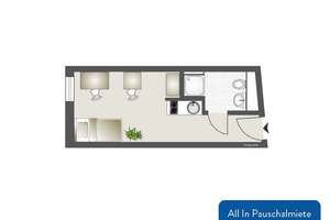 All In Studentenapartment zum Sommersemester – Geschwister-Scholl-Str. 17, 52072 Ponttor, Aachen – Vorschaubild 9
