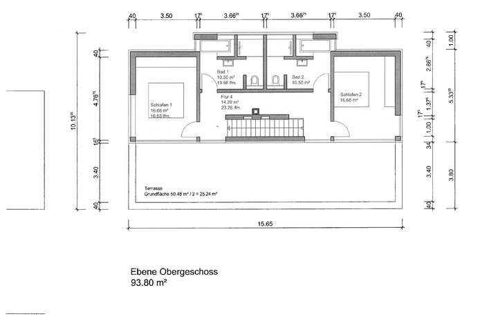 Grundriss _ Ebene Obergeschoss