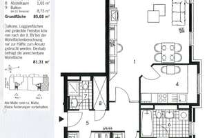 Gut vermietet, schöne 3-Zimmer Wohnung mit Balkon im 2. OG in Düsseldorf-Wittlaer – Die vollständige Adresse der Immobilie erhältst du vom Anbieter., 40489 Wittlaer, Düsseldorf – Vorschaubild 25