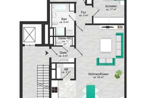Wasserblick und urbaner Lifestyle in einem Zuhause! – Die vollständige Adresse der Immobilie erhältst du vom Anbieter., 20457 HafenCity, Hamburg – Vorschaubild 13