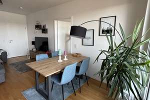 Traumhafter Rheinblick im Mainzer Zollhafen – moderne 2-Zimmer-Wohnung mit Balkon und Stellplatz – Rheinallee 68, 55120 Neustadt, Mainz – Vorschaubild 3