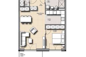 Exklusive 2-Zimmer-Wohnung in Parsdorf: Energieeffizient und Modern! – Die vollständige Adresse der Immobilie erhältst du vom Anbieter., 85599 Vaterstetten – Vorschaubild 8