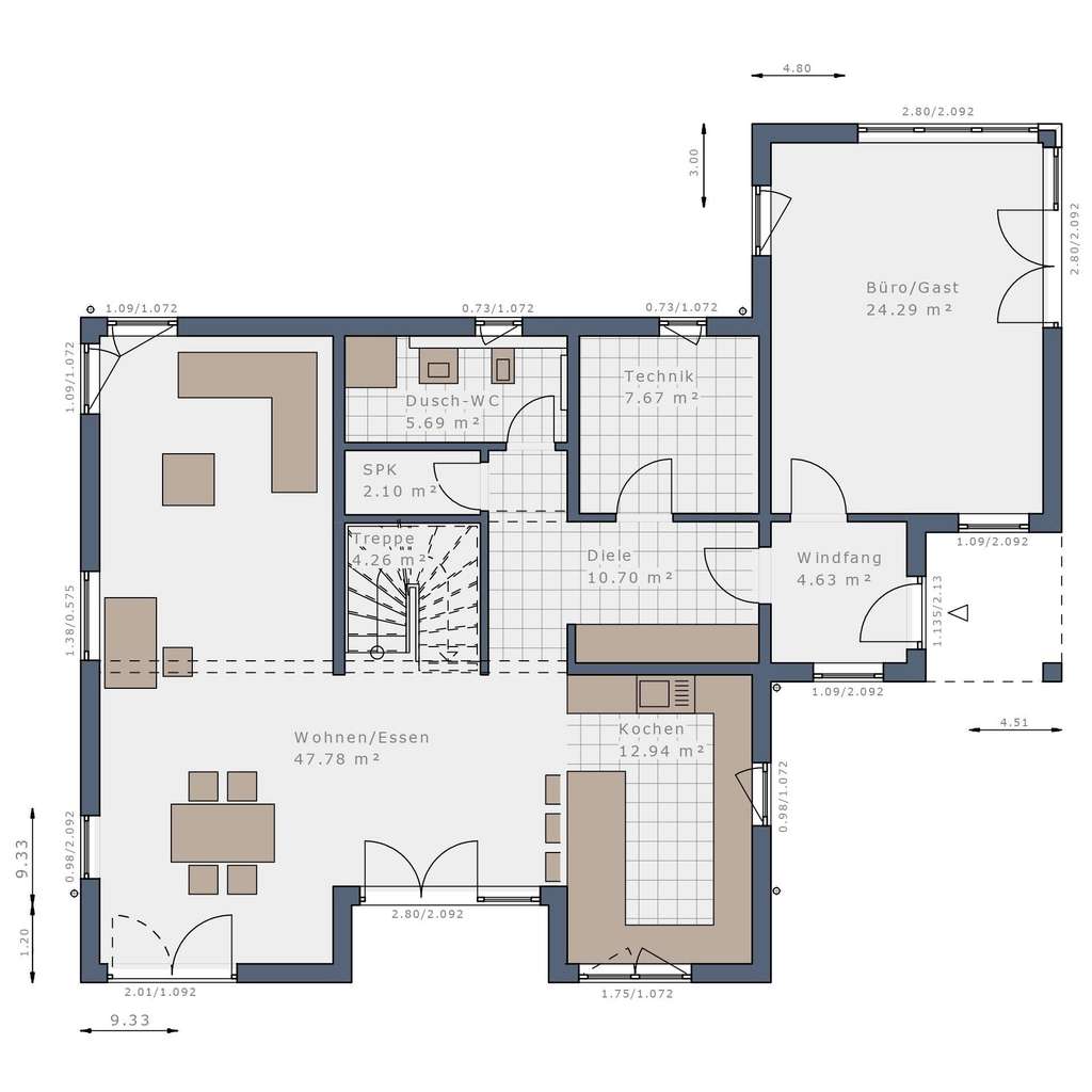Immobilie in Creußen - DIE Gelegenheit – Einzigartiger 5-Zimmer-Neubau incl. Grundstück in CREUßEN - Bild 4