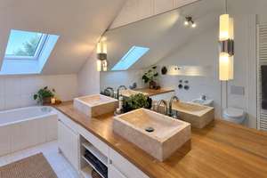 Raum & Design: 4,5 Zi-Penthouse-Maisonette. Kamin. Dachterrasse. Loggia. 3 Bäder. Garage. – 40489 Angermund, Düsseldorf – Vorschaubild 15