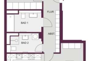 Familienglück mit guter Aussicht * 3-Zi. mit Wintergarten und Balkon * 90 m² * Baujahr 2020 – Welfenstr. 12, 81541 Obere Au, München – Vorschaubild 2