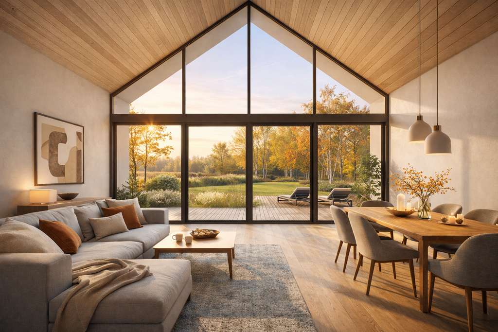 Immobilie in Hülsede - Licht. Raum. Ruhe. –  Modernes Architektenhaus mit Galerie im Weserbergland - Bild 2