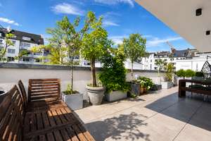 JAKOBSHOF: 4-Zi-Penthouse mit Stil & Format. Dachterrasse. Top-Interieur. Aufzug. 2 TG-Plätze. – Die vollständige Adresse der Immobilie erhältst du vom Anbieter., 40215 Friedrichstadt, Düsseldorf – Vorschaubild 16