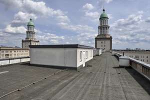 Historische Dachterrasse/ Dachgarten 1.000 m² mit sensationellem Panoramablick  in Karl Marx Allee – Karl Marx Allee 134, 10243 Friedrichshain, Berlin – Vorschaubild 4