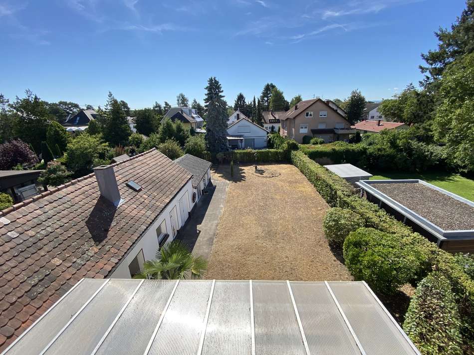 Blick aufs Grundstück