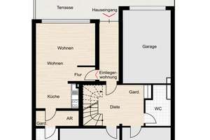 Charmantes Reihenhaus mit Einliegerwohnung und Garage in ruhiger Sackgassenlage – Die vollständige Adresse der Immobilie erhältst du vom Anbieter., 42111 Uellendahl-Katernberg, Wuppertal – Vorschaubild 24