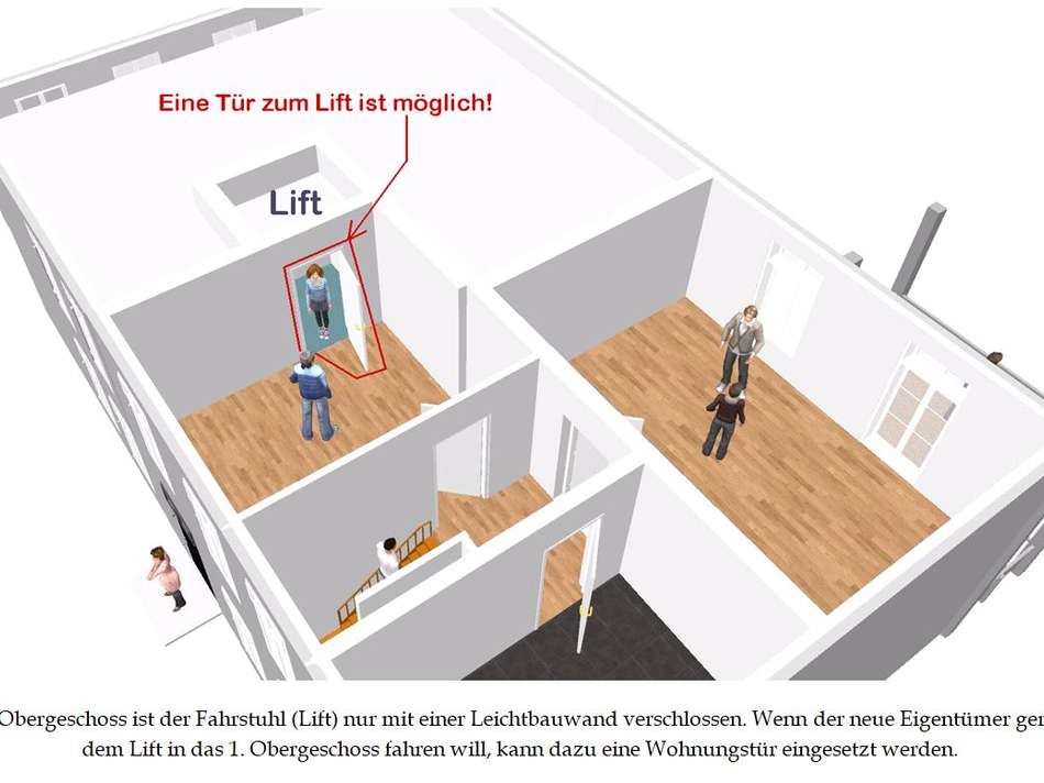 Tür möglich im 1. OG