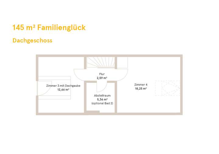 145 m² Dachgeschoss