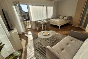 Sanierte 1,5-Zi.-Gartenwohnung, voll möbliert, Terrasse, Homeoffice & Stellplatz optional – Die vollständige Adresse der Immobilie erhältst du vom Anbieter., 70439 Stammheim-Mitte, Stuttgart – Vorschaubild 2