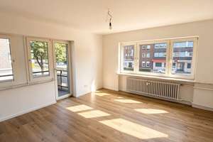 Frisch renovierte Wohnung mit Balkon