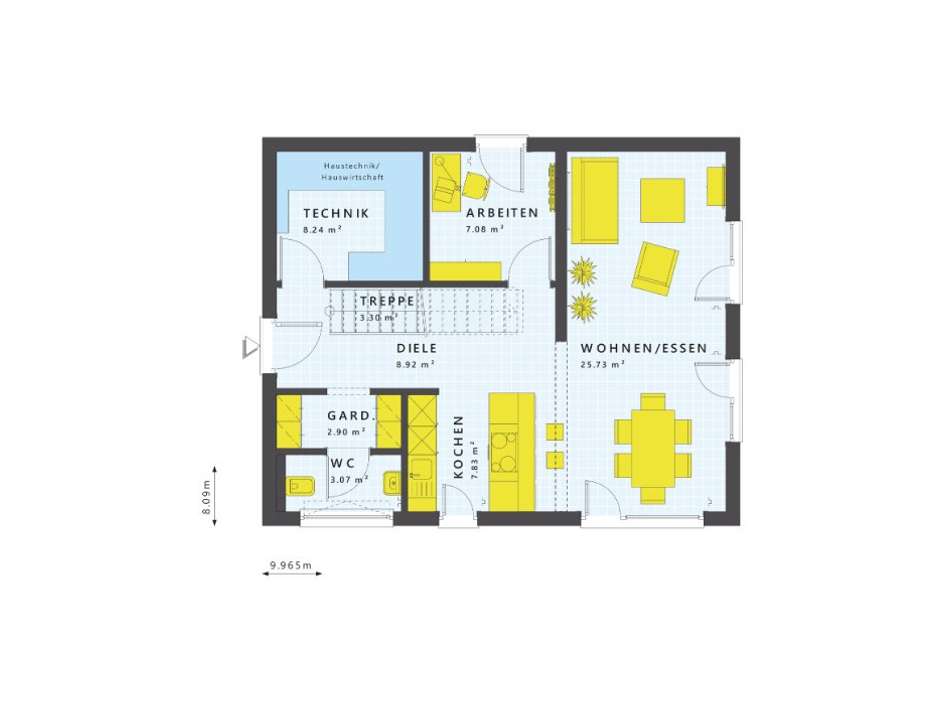 Cleverer Wohnraum kompakt