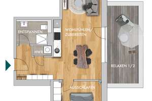 *** Stylische DG-Wohnung * Terrasse * EBK & Stellplatz *** – Straße der Nationen 80b, 9111 Zentrum, Chemnitz – Vorschaubild 19
