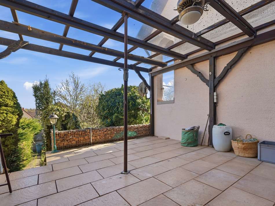 Überdachte Terrasse