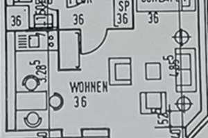 Möbliertes 1-Zimmer-Appartement mit Tiefgaragen-Duplex-Stellplatz direkt am Stadtpark – Passstraße 103, 52070 Jülicher Straße, Aachen – Vorschaubild 6