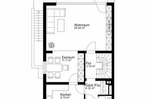 Großes Reihenendhaus mit Süd-Garten und Garage in Mainz-Finthen – Mainz – Vorschaubild 3