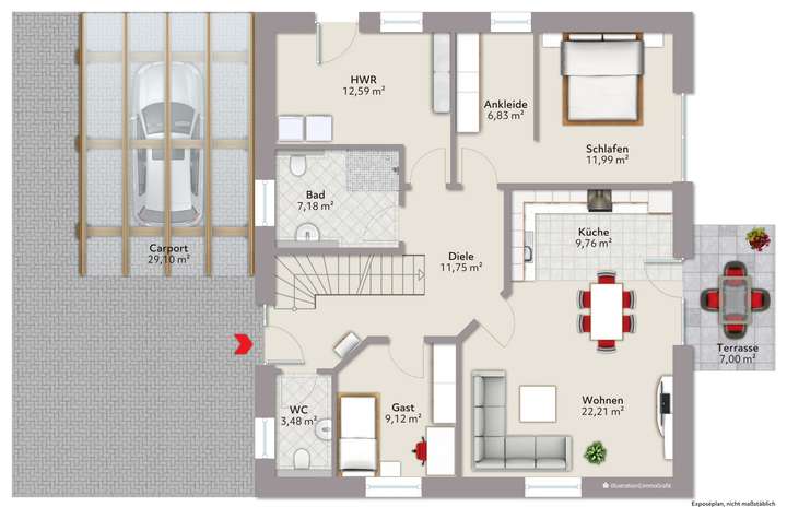 Grundriss - ohne Gewähr -