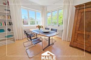 Charmantes Wohnen auf der Waldau: Lichtdurchflutete Altbau-Eleganz mit Gartenanteil