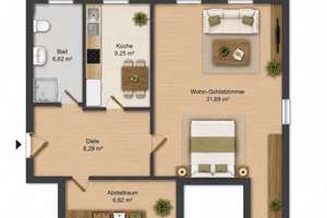 EG-Wohnung in ruhiger Lage mit Stellplatz