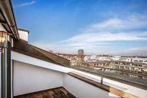 Lichtfülle unter dem Dach: Reizende 2-Zimmer-Wohnung mit Panorama-Terrasse – Die vollständige Adresse der Immobilie erhältst du vom Anbieter., 80469 Glockenbach, München – Vorschaubild 4