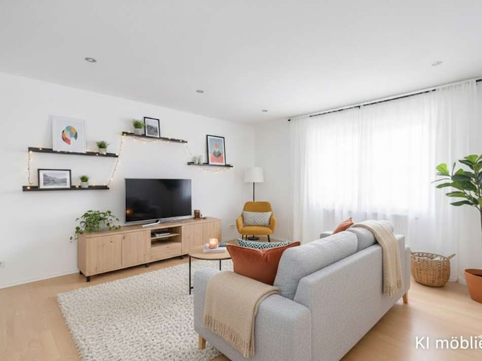 KI Beispiel Wohnzimmer Hinterh