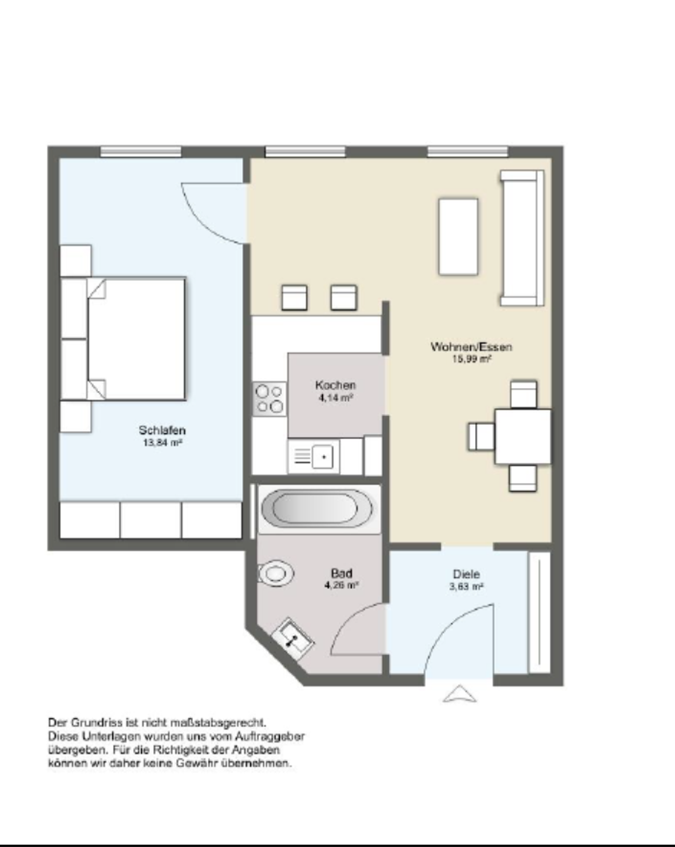 bezugsfreies 2-Raum Apartment Bestlage Zentrum Gottschedstraße, Leipzig – Bild 1