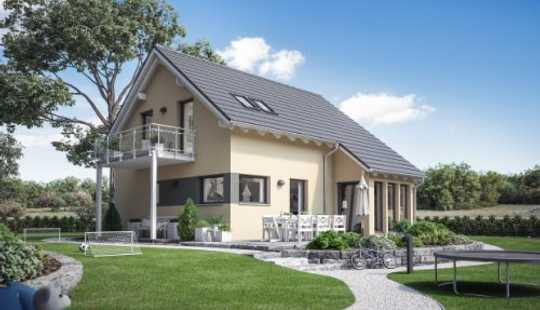 Bild von Einfamilienhaus, 2 Kinderzimmer, Küche, Home-Office, Grundstück
