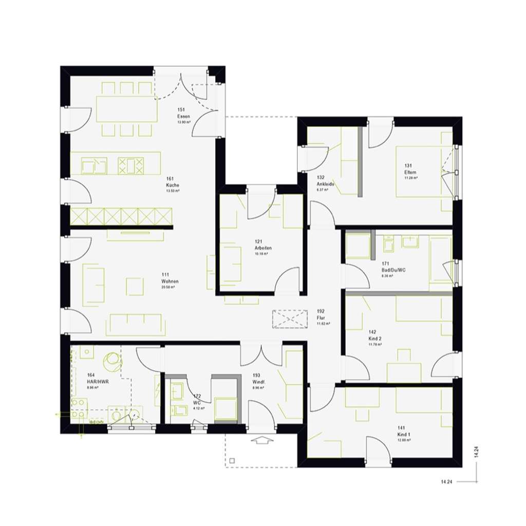 Immobilie in Wriedel - Großer energieeffizienter Bungalow - Bild 4
