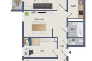 Wohnung bei St. Emmeram zum Modernisieren – Die vollständige Adresse der Immobilie erhältst du vom Anbieter., 81925 Oberföhring, München – Vorschaubild 23