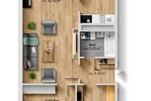 Extravagante 3-Raumwohnung mit zeitgemäßen Zuschnitt – Bruno-Granz-Straße 54, 9122 Morgenleite, Chemnitz – Vorschaubild 13