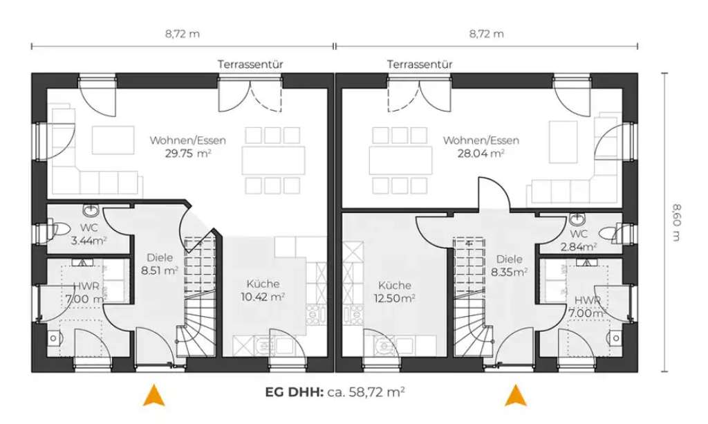 Immobilie in Schönberg (Holstein) - Ostseewind und Wohnkomfort: Ihr Doppelhaus in Schönberg - Bild 2