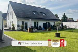 Ihr Traumhaus zur Miete! Hochwertig ausgestattete Doppelhaushälfte mit Stellplatz und Garage – Die vollständige Adresse der Immobilie erhältst du vom Anbieter., 4838 Eilenburg – Vorschaubild 1