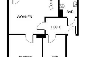 3 Zimmer Wohnung in Köln Gremberghoven – Cimbernstr. 9, 51149 Gremberghoven, Köln – Vorschaubild 2