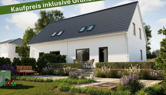 Bild von Mit Grundstück: Das ausbaufähige und flexible DH massiv gebaut von Town & Country in Hellwinkel