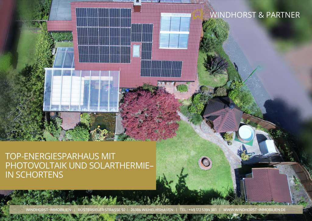 TOP ENERGIESPARHAUS MIT PHOTOVOLTAIK UND SOLARTHERMIE